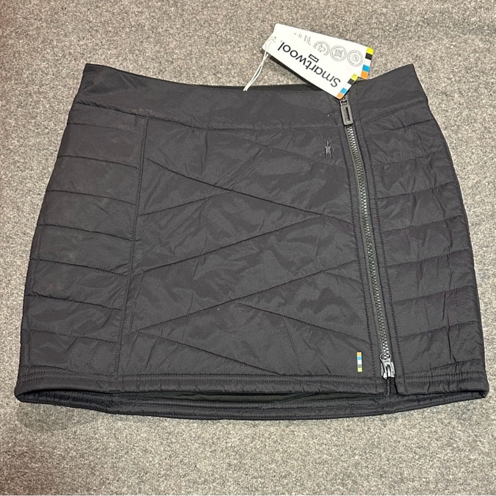 Smartwool Women's Quilted Black Mini Skirt